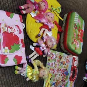 Strawberry-Themed Doll Set with Accessories